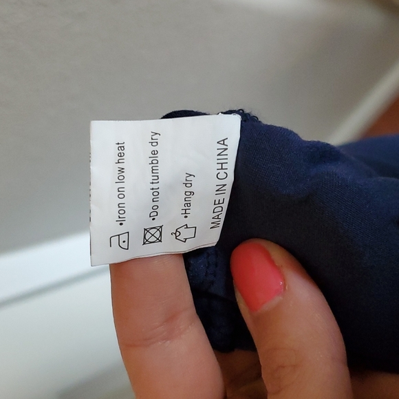 Very Comfy Navy Blue Dress - Picture 5 of 6